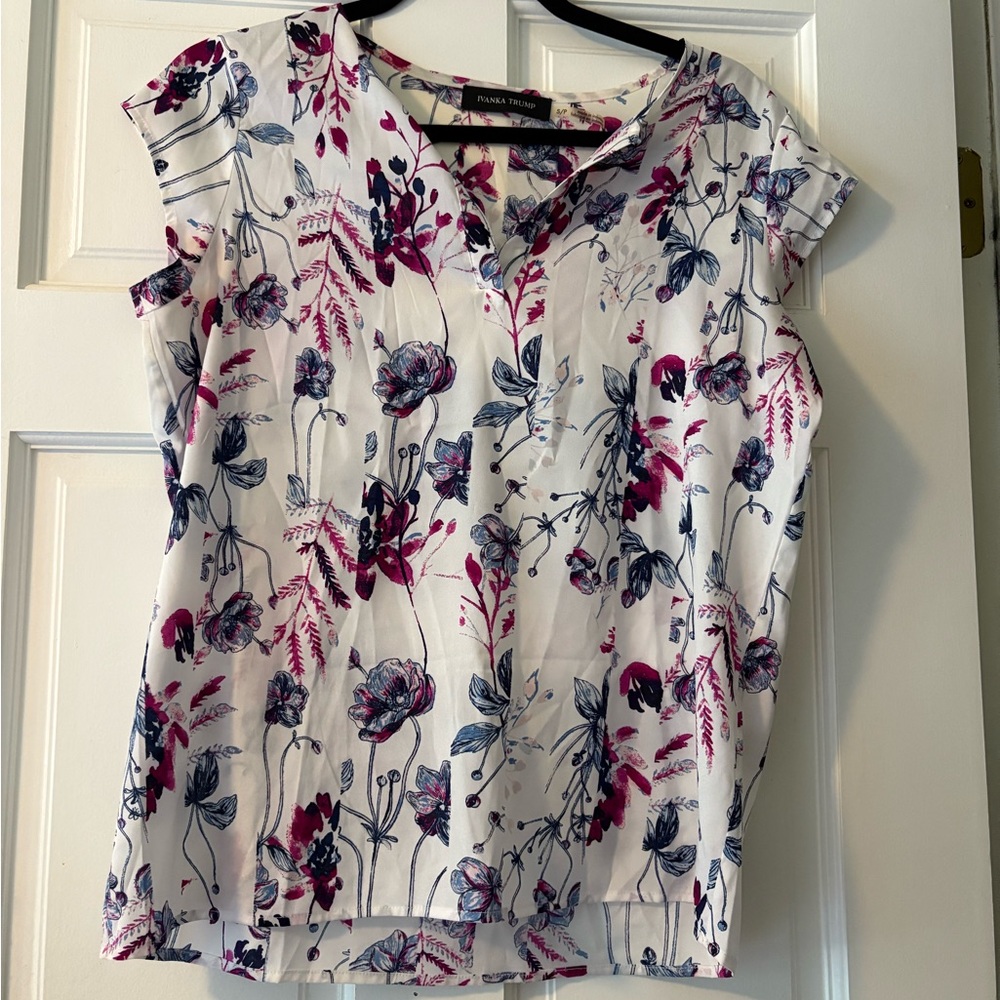 Ivanka Trump Floral Print Women's Top